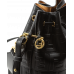 Брендовая женская сумка Fendi Mon Tresor Bucket Bag Leather Black