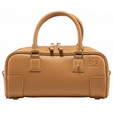 Брендовая женская сумка Loewe Amazona 23 Cropped Bag Caramel - 99788 - A0303