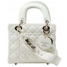 Брендовая женская сумка Dior Small Lady Dior My ABCDior Bag White - A0354 Брендовая женская сумка Dior Small Lady Dior My ABCDior Bag White - A0354