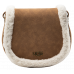 Брендовая женская сумка UGG Heritage Crossbody Bag in Chestnut Suede