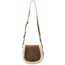 Брендовая женская сумка UGG Heritage Crossbody Bag in Chestnut Suede - A0373