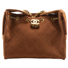 Брендовая женская сумка Chanel 25 Small Bucket Bag in Velour Caramel Brown - A0418 - ayka-910 Брендовая женская сумка Chanel 25 Small Bucket Bag in Velour Caramel Brown - A0418 - ayka-910