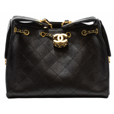 Брендовая женская сумка Chanel 25 Small Bucket Bag in Leather Black - 7995 - A0419 Брендовая женская сумка Chanel 25 Small Bucket Bag in Leather Black - 7995 - A0419