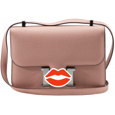Брендовая женская сумка Hermes Constance 23 Bag in Rose Sakura Epsom Leather/Palladium Hardware - A0486 Брендовая женская сумка Hermes Constance 23 Bag in Rose Sakura Epsom Leather/Palladium Hardware - A0486