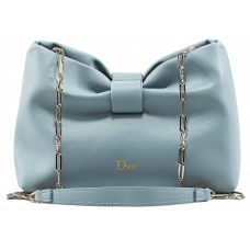 Брендовая женская сумка Dior Bow Small Bag Blue - A0530 Брендовая женская сумка Dior Bow Small Bag Blue - A0530