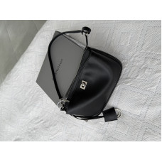 Женская сумка через плечо Balenciaga Rodeo Sling Pochett Black • Стильная кроссбоди премиум качества (B458)