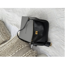 Женская сумка через плечо Balenciaga Rodeo Sling Pochett Black • Стильная кроссбоди премиум качества (B474)