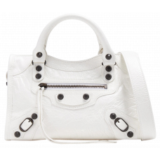 Брендовая женская сумка Balenciaga Le City Mini Bag White - 3868 - B661 Брендовая женская сумка Balenciaga Le City Mini Bag White - 3868 - B661