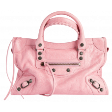 Брендовая женская сумка Balenciaga Le City Mini Bag Pink - 3866 - B662
