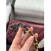 Брендовая женская сумка Chanel 19 Flap Bag Burgundy Gold/Silver