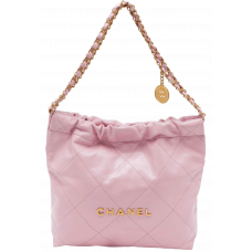 Брендовая женская сумка Chanel 22 Small Hobo Bag Pink/Gold - 3926-gi - 28864-valery - C639 Брендовая женская сумка Chanel 22 Small Hobo Bag Pink/Gold - 3926-gi - 28864-valery - C639