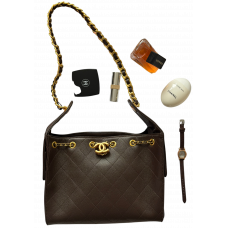 Брендовая женская сумка Chanel 25 Small Bucket Bag in Leather Brown - CHL9668 Брендовая женская сумка Chanel 25 Small Bucket Bag in Leather Brown - CHL9668