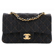Брендовая женская сумка Chanel Mini Rectangular Flap Bag Denim in Dark Blue - CNL310 - SOILD BAGS Брендовая женская сумка Chanel Mini Rectangular Flap Bag Denim in Dark Blue - CNL310 - SOILD BAGS