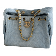 Брендовая женская сумка Chanel 25 Small Handbag Light Blue Denim - CNL333 Брендовая женская сумка Chanel 25 Small Handbag Light Blue Denim - CNL333