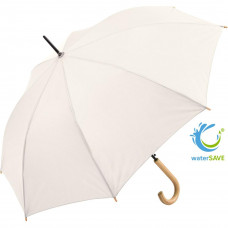 Зонт-трость полуавтомат с деревянной ручкой Fare 1134 (White)
