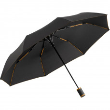 Зонт cкладной полуавтомат Fare 5584 WS Eco (Black/Orange)