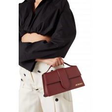 Брендовая женская сумка JacquemusLe Bambino Bag Burgundy - J419