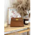 Брендовая женская сумка Hermes Kelly 20 Brown - K255