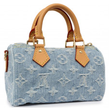 Брендовая женская сумка Louis Vuitton Nano Speedy Jeans - L166