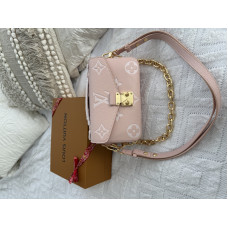 Брендовая женская сумка Louis Vuitton Pochette Metis Pink | Cтильная и элегантаная L209