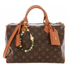 Брендовая женская сумка Louis Vuitton Speedy 30 Soft Boho in Monogram Canvas - L402