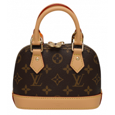 Брендовая женская сумка Louis Vuitton Nano Alma Bag in Monogram Coated Canvas - 991038 - L494