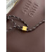 Брендовая женская сумка Miu Miu Beau Tote Bag in Chocolate Leather Брендовая женская сумка Miu Miu Beau Tote Bag in Chocolate Leather