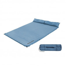 Коврик самонадувающийся двухместный с подушкой Naturehike CNH22DZ013 (Blue)
