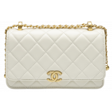 Брендовая женская сумка Chanel Mini Perfect Fit Flap Bag in Cream - P10118-991279 Брендовая женская сумка Chanel Mini Perfect Fit Flap Bag in Cream - P10118-991279