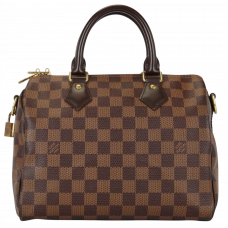 Брендовая женская сумка Louis Vuitton Speedy Bandouliere 25 Damier Ebene Canvas - P1014 Брендовая женская сумка Louis Vuitton Speedy Bandouliere 25 Damier Ebene Canvas - P1014
