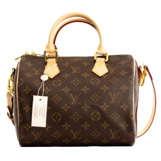 Брендовая женская сумка Louis Vuitton Speedy Bandouliere 25 | Cтильная и и вместительная, из натуральной кожи - P1015 Брендовая женская сумка Louis Vuitton Speedy Bandouliere 25 | Cтильная и и вместительная, из натуральной кожи - P1015