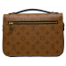 Брендовая женская сумка Louis Vuitton Pochette Metis Monogram Canvas Brown/Beige