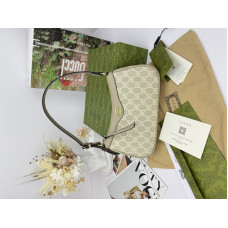 Брендовая женская сумка Gucci Ophidia Large | Cтильная и компактная shoulder bag из натуральной кожи, Premium качество (P11031)