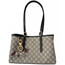 Брендовая женская сумка Gucci GG Emblem Medium Tote Bag Premium - P11042 Брендовая женская сумка Gucci GG Emblem Medium Tote Bag Premium - P11042