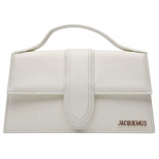 Брендовая женская сумка Jacquemus Le Grand Bambino Bag White - P12003 Брендовая женская сумка Jacquemus Le Grand Bambino Bag White - P12003