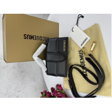 Брендовая женская сумка Jacquemus Le Bambino Mini Black | Стильная, трендовая, универсальная | Премиум качество P12008