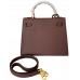 Брендовая женская сумка Hermes Kelly 25 Chocolate - K425 Брендовая женская сумка Hermes Kelly 25 Chocolate - K425
