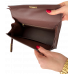 Брендовая женская сумка Hermes Kelly 25 Chocolate - K425 Брендовая женская сумка Hermes Kelly 25 Chocolate - K425