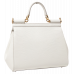Брендовая женская сумка Dolce & Gabbana Sicily Medium Bag in White Calfskin Брендовая женская сумка Dolce & Gabbana Sicily Medium Bag in White Calfskin
