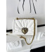 Брендовая женская сумка Dolce & Gabbana Devotion Medium Quilted Shoulder Bag White