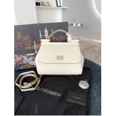 Брендовая женская сумка Dolce & Gabbana Sicily Medium Bag Milk - P19016