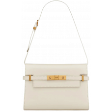 Брендовая женская сумка Saint Laurent Manhattan Medium Shoulder Bag Milk - P5031 Брендовая женская сумка Saint Laurent Manhattan Medium Shoulder Bag Milk - P5031