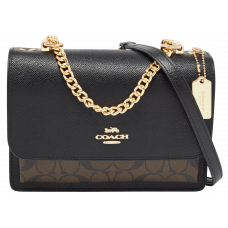 Брендовая женская сумка Coach Klare Crossbody Bag Black/Brown - #art0300 - P9005 Брендовая женская сумка Coach Klare Crossbody Bag Black/Brown - #art0300 - P9005