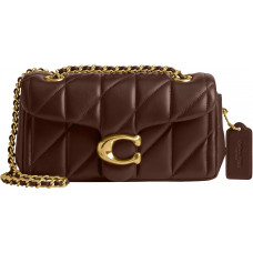 Брендовая женская сумка Coach Tabby 20 Shoulder Bag with Pillow Quilting Chocolate/Gold - #art0488 - P9054