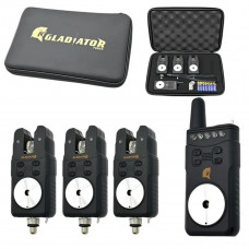 Набор сигнализаторов поклевки с пейджером Gladiator RF698 3+1 (RF6983)