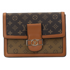 Брендовая женская сумка Louis Vuitton Dauphine | Cтильная, элегантаная, натуральная кожа art0218
