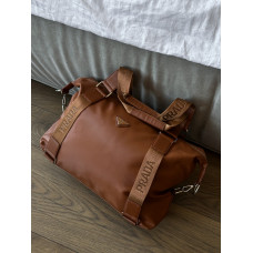 Женская сумка Prada Sport Brown | Cтильная брендовая спортивная сумка (art0297)