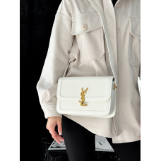 Женская сумка YSL | Cтильная и компактная cross-body из натуральной кожи, Premium качество (art0324)