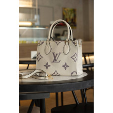 Женская сумка Louis Vuitton OnTheGo PM Monogram Empreinte Handbags | Cтильная, элегантаная, натуральная кожа art0351