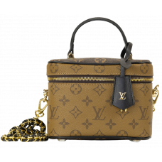 Брендовая женская сумка Louis Vuitton Vanity PM Monogram Reverse Canvas Beige - #art0358 Брендовая женская сумка Louis Vuitton Vanity PM Monogram Reverse Canvas Beige - #art0358